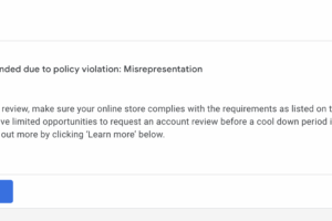 Misrepresentation Suspension